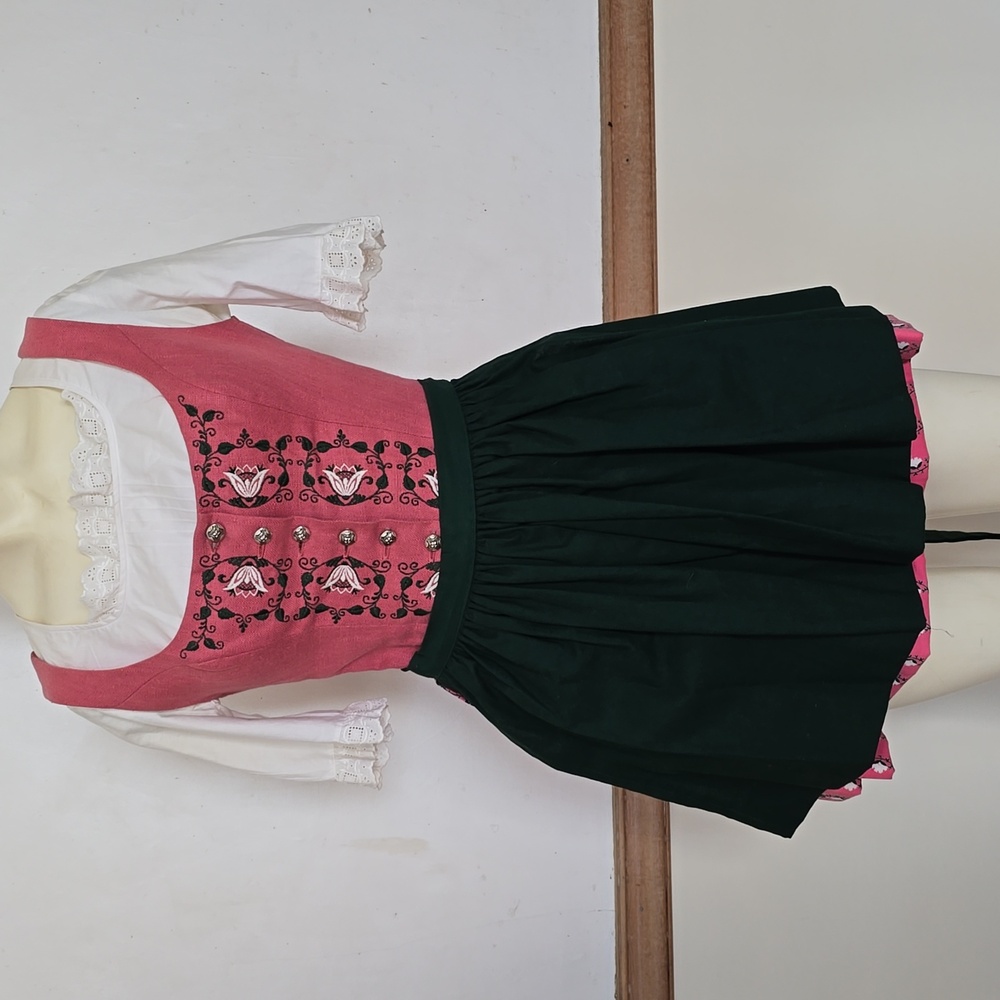 Vintage Kibek Austrian Dirndl Dress Euro 36, Small